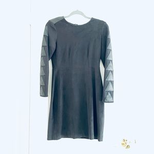 Black Suede Holiday/Cocktail Dress 🖤